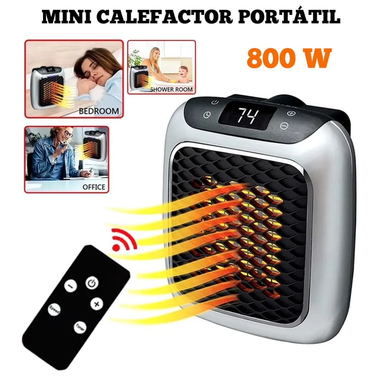 Mini calefactor portatil 800W