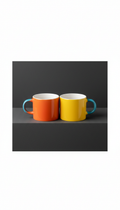 Set de tazas cerámicas Amarillo Solar