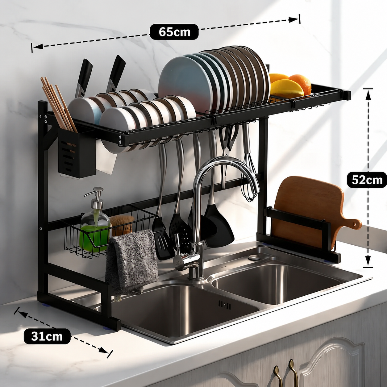 Escurridor de Platos Sobre Bacha - Organizador de Cocina